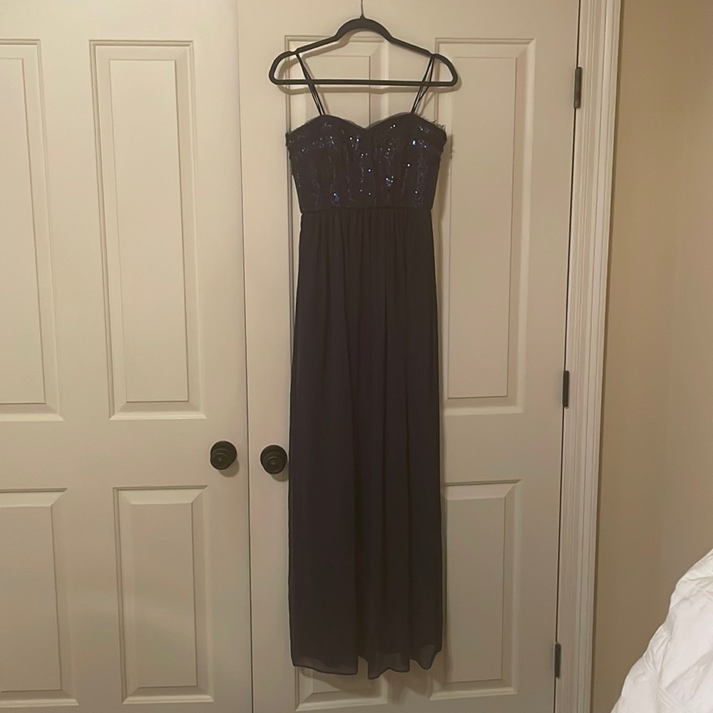 Size 6, Navy Blue Evening Gown/Prom Dress
